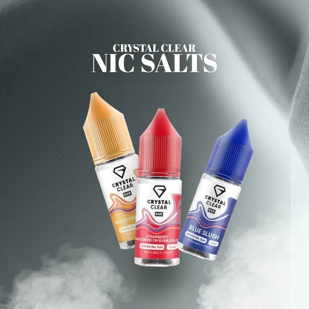 Crystal Clear Nic Salt: Experience Pure Vaping Bliss