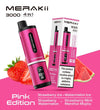 Merakii 3000 Puffs Disposable Vape 4 in 1 Pod System Kit Box of 5 - VapingSupplier