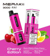 Merakii 3000 Puffs Disposable Vape 4 in 1 Pod System Kit Box of 5 - VapingSupplier