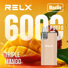 Relx Max Go 6000 Disposable Vape Box of 5 - VapingSupplier